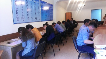 В Министерстве внутренних дел прошел тест по казахскому языку 