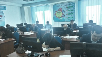 Жамбыл облысының мемлекеттік қызметшілері арасында сертификаттық тестілеу бойынша емтихан тапсырды