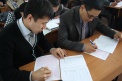 Государственные и гражданские служащие Жамбылской области прошли тестирование на определение уровня владения государственным языком